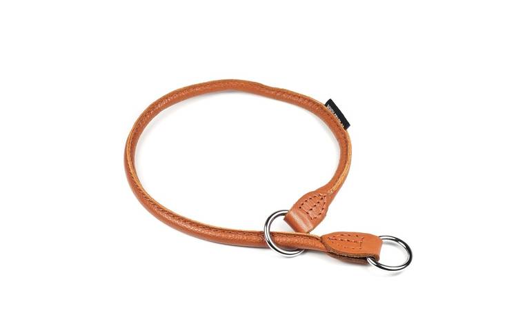 Kokokiristävä nahkapanta 8mmx75cm Onega - Koiran koko kiristävät pannat - 033251 - 1