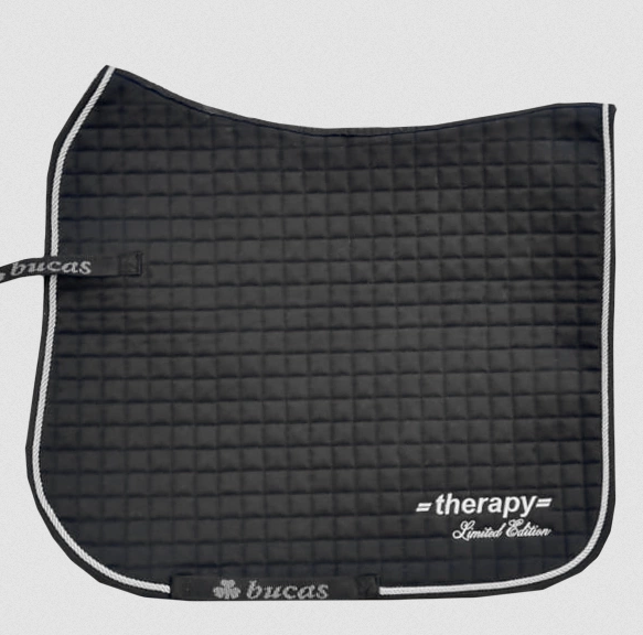 Kouluhuopa Therapy LIMITED EDITION musta Bucas - Ratsun satulahuovat ja romaanit - 036741 - 1