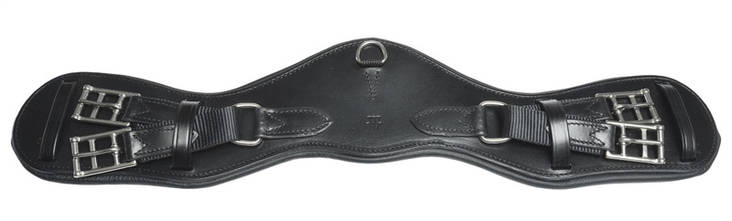 Kouluvyö Premium painetta tasaava musta Wahlsten - Ratsun satulavyöt - 035301 - 1