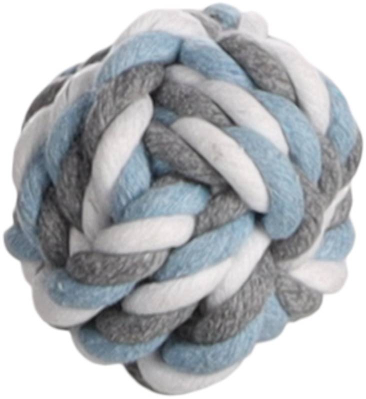 Köysipallo Jim sini-valko-harmaa Flamingo - Koiran köysilelut - 035521 - 1