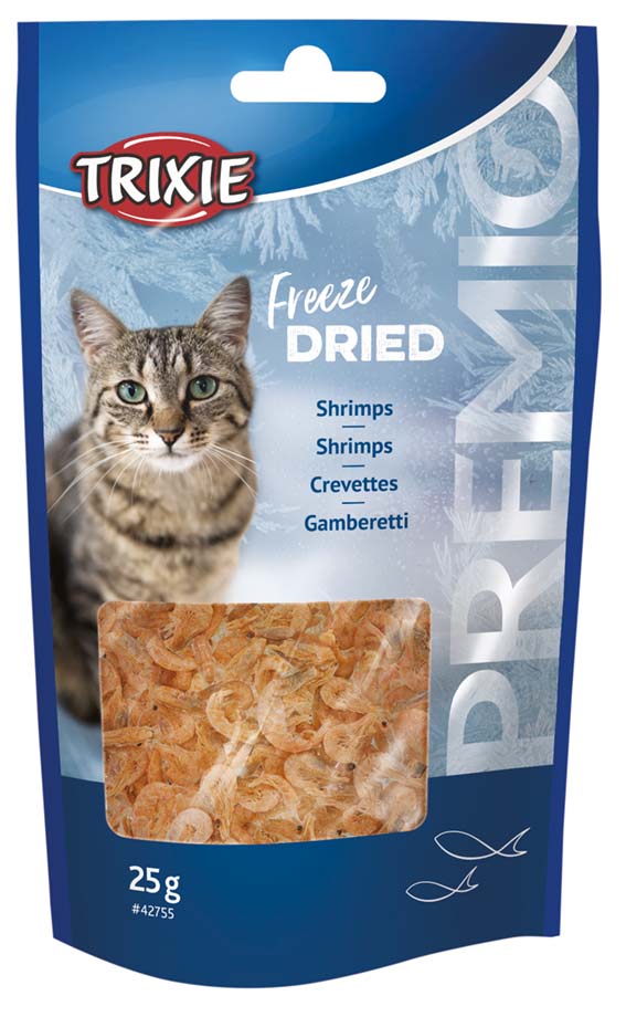 Pakastekuivattu Katkarapu 25g Premio Trixie - Kissan herkut ja makupalat - 017621 - 1