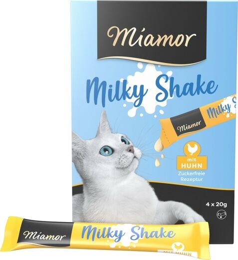Milky Shake kana 4x20g Miamor - Kissan herkut ja makupalat - 034681 - 1