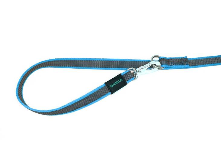 Monitoimitalutin grip BGB-lukolla 20mm/2,5m sininen Onega - Koiran Grip -taluttimet - 033261 - 1