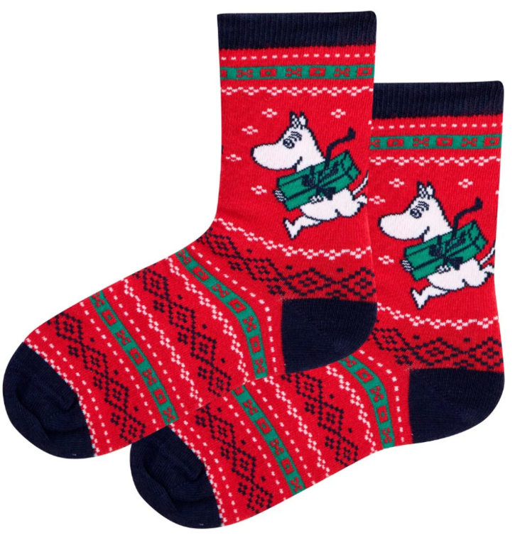 Muumipeikko-sukat punainen - Ratsastajan asusteet - 032521 - 1