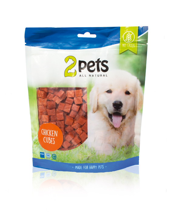 Namipalakuutiot kanaa 400g 2Pets - Koiran herkut ja makupalat - 013841 - 1