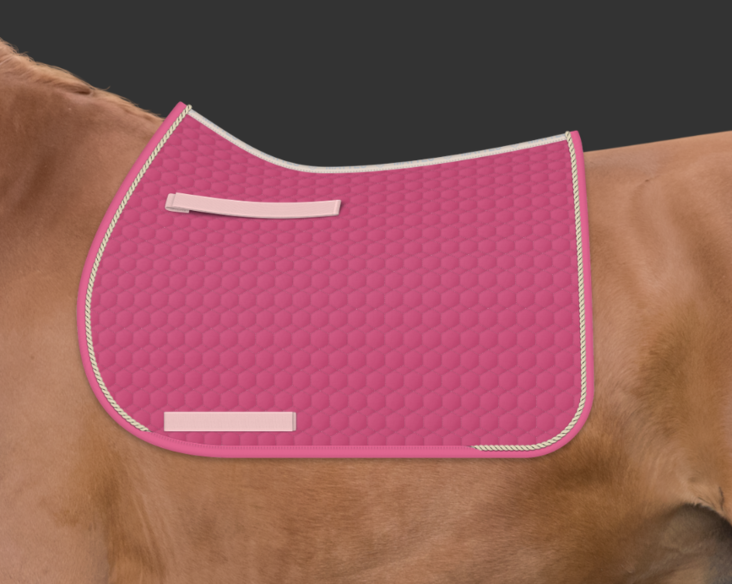 Neliöhuopa S yleismalli Quilt Orchid Mattes - Ratsun satulahuovat ja romaanit - 035571 - 1