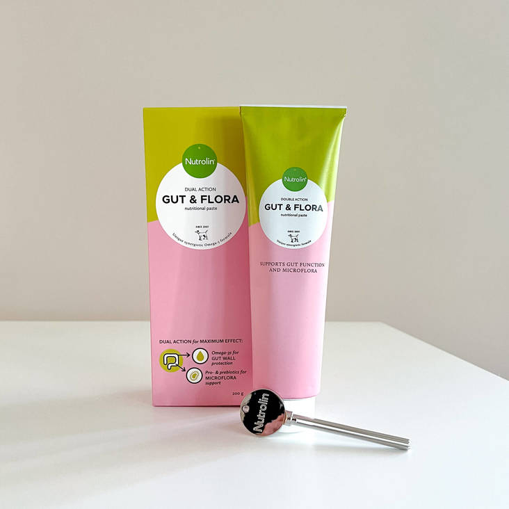 Gut & Flora tahna 200g tuubi Nutrolin - Koiran lisäravinteet - 038461 - 1