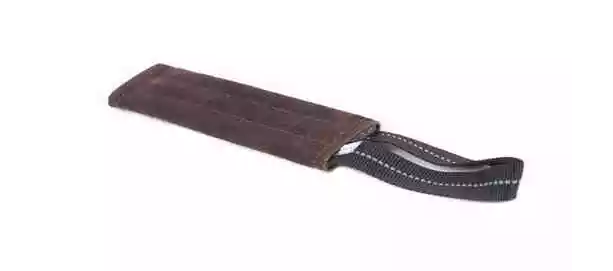 Patukka mokkanahka litteä 30cm kahdella kahvalla Julius-K9 - Motivointipatukat, -pallot, purutyynyt - 005621 - 1