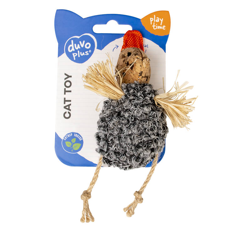 Pehmo-ankka 13cm minttu+korkki Duvo+ - Kissan pehmolelut - 029321 - 1