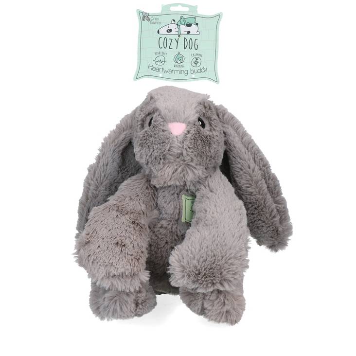 Pehmopupu Bunny harmaa 30x20cm Cozy Dog - Koiran erikoislelut - 033401 - 1