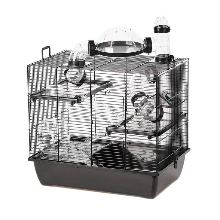 Pieneläinhäkki Rufus Black 50x33x44,5cm Duvo+ - Pieneläinten häkit ja aitaukset - 028341 - 1