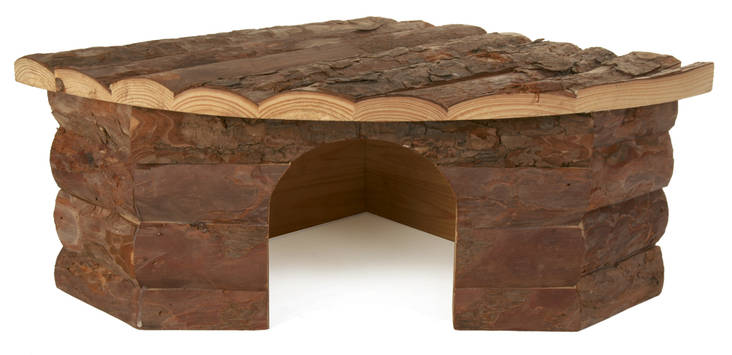 Puutalo Jesper 42x30x15cm kulmamalli - Pieneläinten pesät ja pedit - 010491 - 1