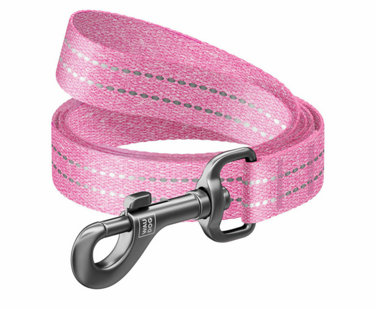 Puuvillatalutin Re-cotton leveys 15mm pinkki Waudog - Koiran nylontaluttimet - 036311 - 1