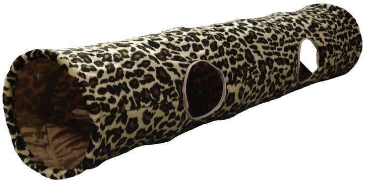 Rapinatunneli Leopard 130x25cm Flamingo - Kissan tunnelit, putket ja pussit - 035151 - 1