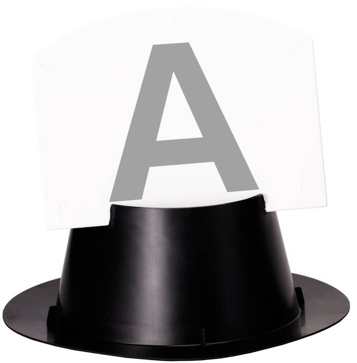 Ratamerkin pidike 13cm musta V-Plast - Varusteet kentälle, ja maneesiin - 030021 - 1