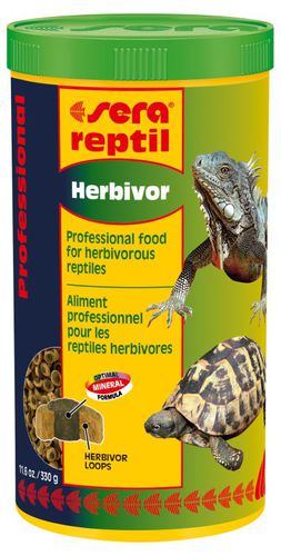 Reptil Professional Herbivor 1000ml Sera - Kilpikonnien ruokinta ja lisäravinteet - 003991 - 1