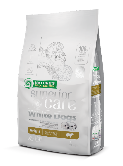 Superior Care White Adult lammas Small Nature's Protection - Koiran kuivaruoat aikuisille koirille - 033631 - 1