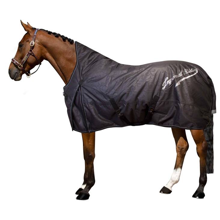 Ulkoloimi Super-dry 200g high neck musta Imperial Riding - Hevosen toppaloimet ulkoiluun - 037341 - 1