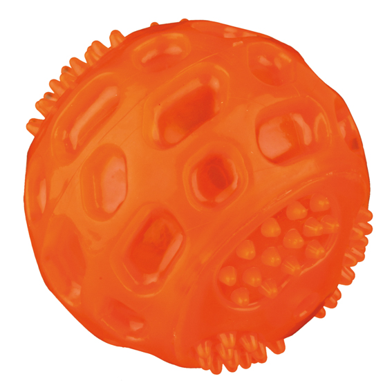 Vilkkupallo Flash 7,5cm katkaisijalla värimix Trixie - Koiran pallot ja heittolelut - 039821 - 1