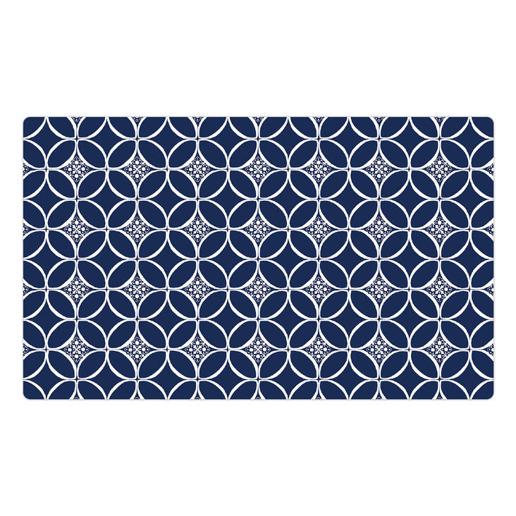 Ruokailualusta Indigo tummansini-valkoinen 51x30cm Drymate - Koiran ruokinta-alustat - 039611 - 1