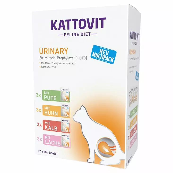 Urinary Multipack 12x85g virtsatiet lajitelma Kattovit - Kissan erikoisruokavalio säilykkeet - 040831 - 1