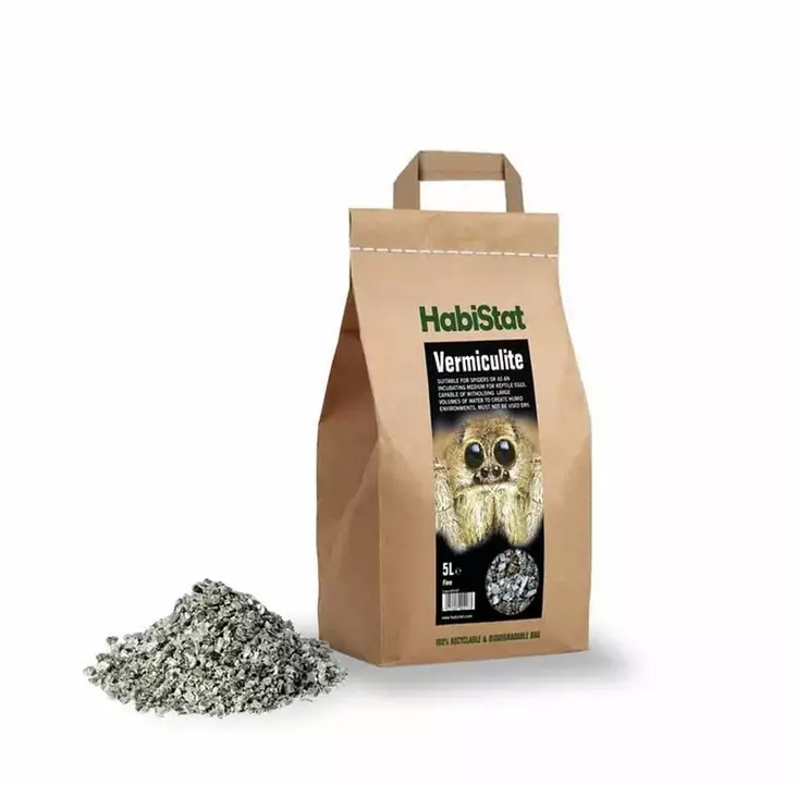 Vermiculite fine 5L HabiStat - Terraarion tarvikkeet ja kuivikkeet - 043741 - 1