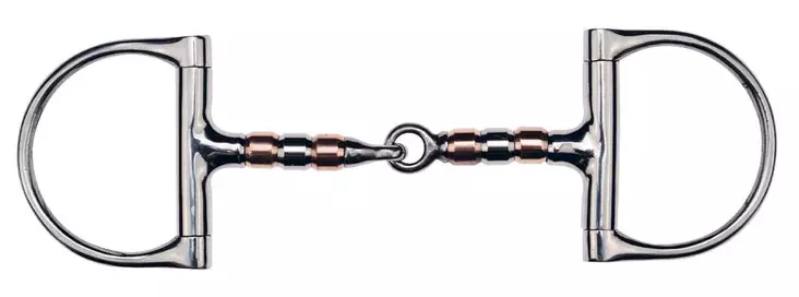 Nivelkuolain kupari roller D-renkain Feeling - Kolmipalakuolaimet hevoselle - 053191 - 1