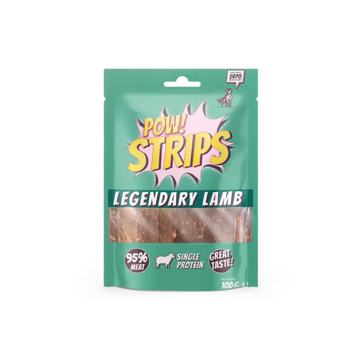 Namisuikale lammas Legendary Lamb 100g POW! - Koiran herkut ja makupalat - 053691 - 1