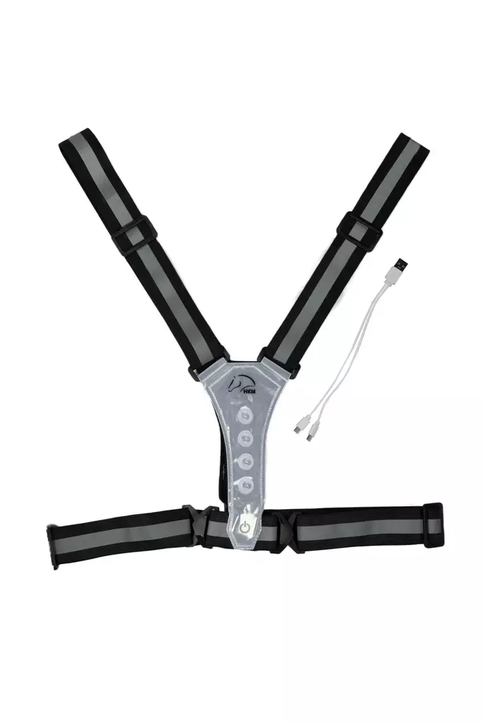 Lasten heijastava LED-valjas musta HKM-sports - Eläinihmisen heijastimet ja turvavalot - 054191 - 1