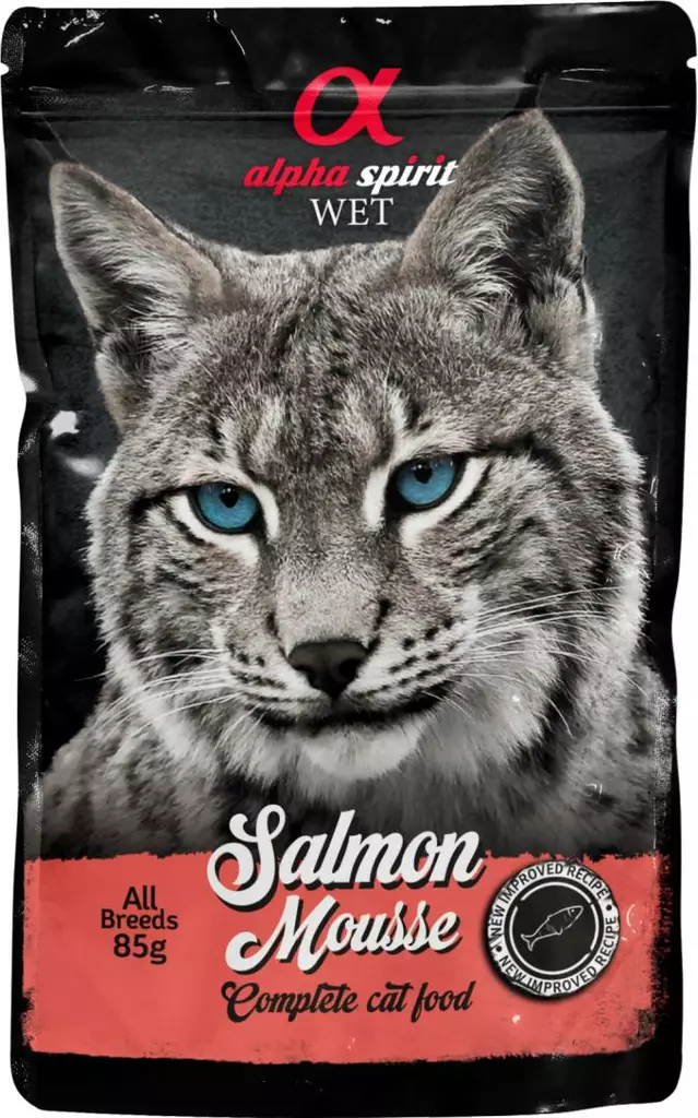 Lohimousse 85g pss alphaSpirit cat - Aikuisten kissojen säilykkeet - 054441 - 1