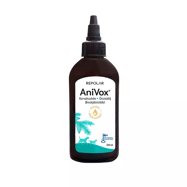 AniVox korvahuuhde 100ml Repolar - Koiran korvat ja silmät - 055061 - 1