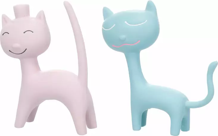 Lateksikissa Teelie 15cm värimix Flamingo - Koiran vinyyli-, latex- ja valolelut - 057401 - 1