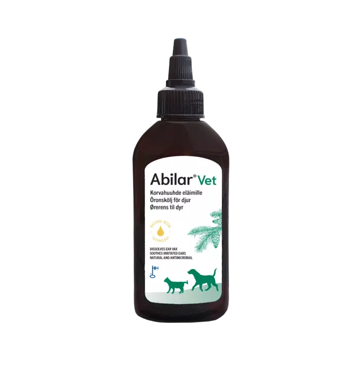 Abilar VET korvahuuhde 100ml Repolar - Koiran korvat ja silmät - 055061 - 2