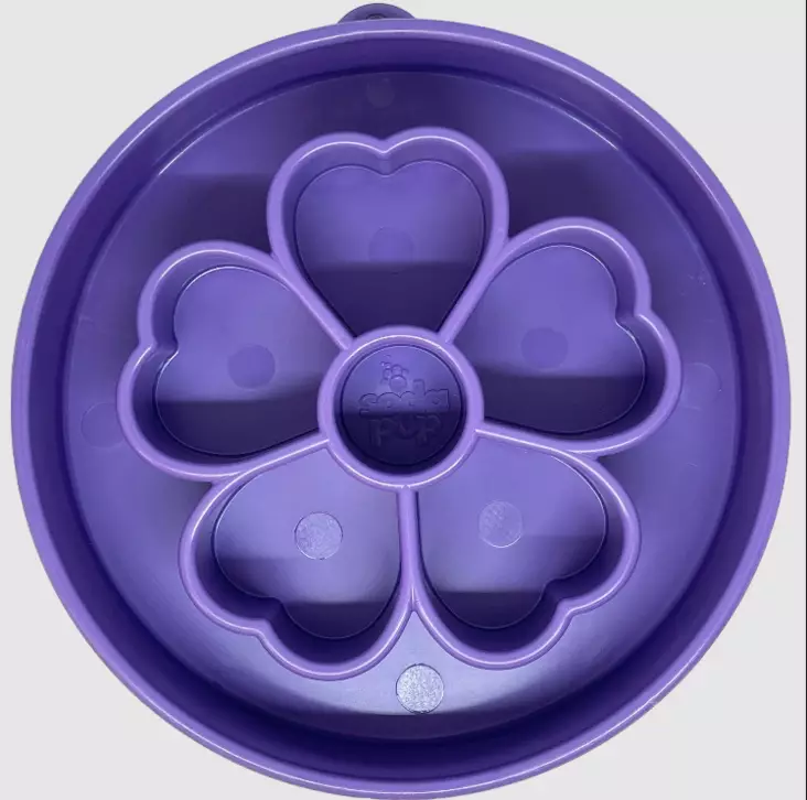 Aktivointikuppi Flower Design eBowl 20x5cm Lilac SodaPup - Koiran aktivointilelut - 050531 - 1