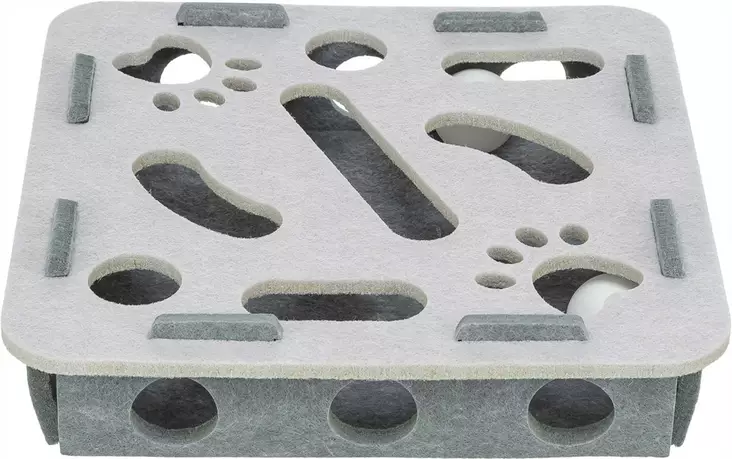 Aktivointilelu Whole ’n’ Roll Box 30x7,5cm harmaa Trixie - Kissan aktivointilelut - 056781 - 1