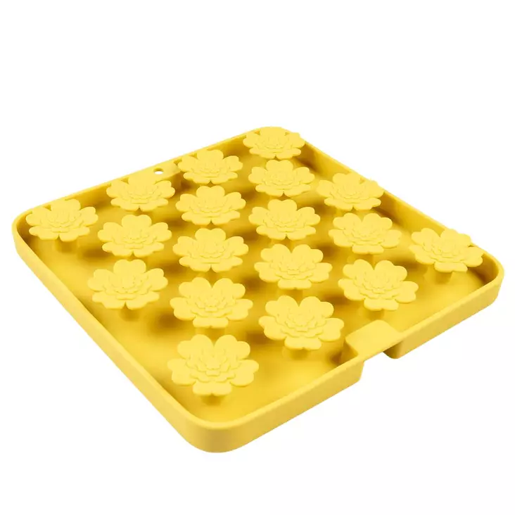 Aktivointimatto Marigold 20x20x3cm keltainen Duvo+ - Aktivoivat ja ahmimisenesto ruokakupit - 054271 - 1