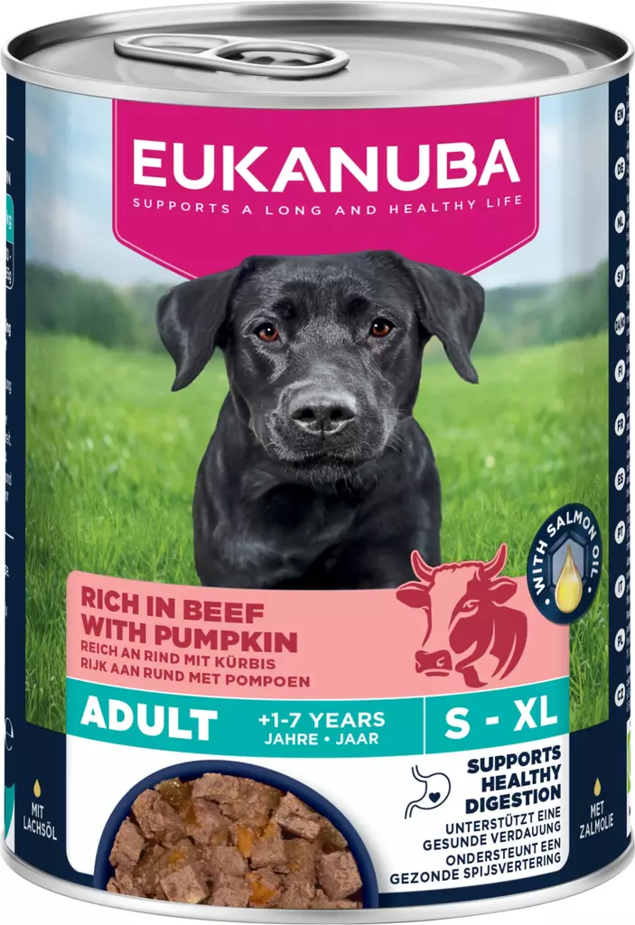 Dog Kana Nauta Kurpitsa 400g säilyke Eukanuba - Koiran säilykkeet aikuisille koirille - 055231 - 1