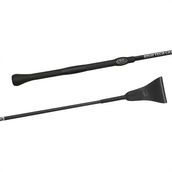 Kouluraippa Evo Carbon Grip musta Fleck - Ratsastusraipat - 052021 - 1