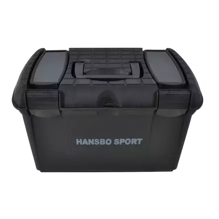 Harjaboxi 41x25x25cm musta Hansbo Sport - Hevosen hoitovälineiden säilytys - 011711 - 1