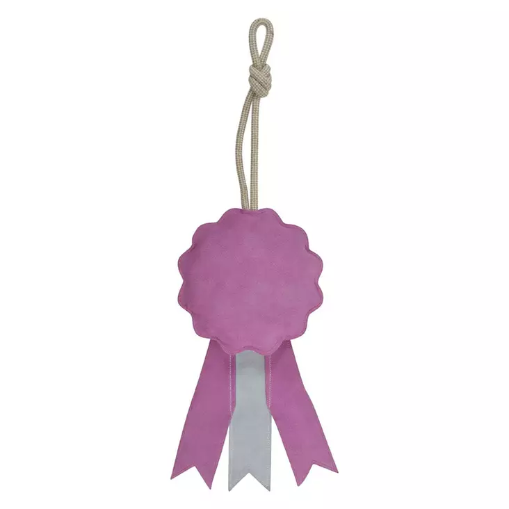 Hevoslelu The Best palkintoruusuke 45x22cm pinkki - valkoinen Hansbo Sport - Hevosen lelut ja aktivointi - 052291 - 1