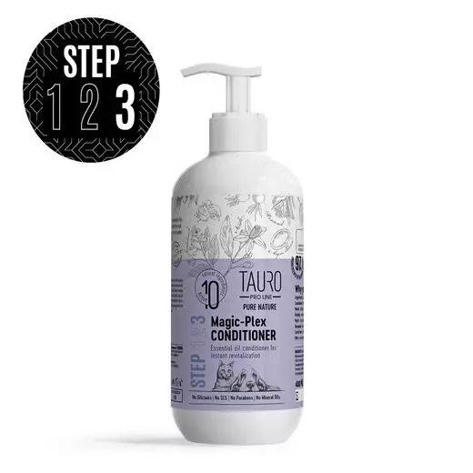 Hoitoaine Magic-Plex 400ml Pure Nature Tauro Pro Line - Koiran shampoot - 053641 - 1