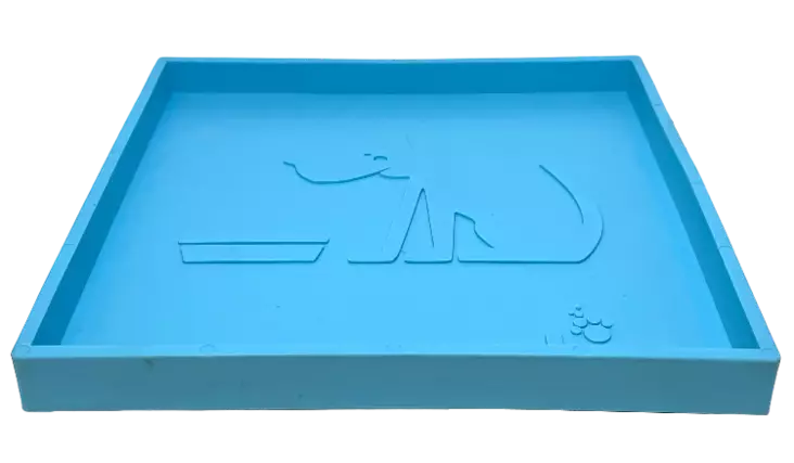 Imukuppialusta Hold 'Em 21,5x21.5x2,5cm sininen SodaPup - Koiran aktivointilelut - 050551 - 1