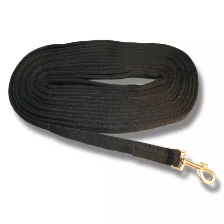 Juoksutusliina 8m Zn-lukko musta Hansbo Sport - Hevosen juoksutus ja maastakoulutus - 001741 - 1