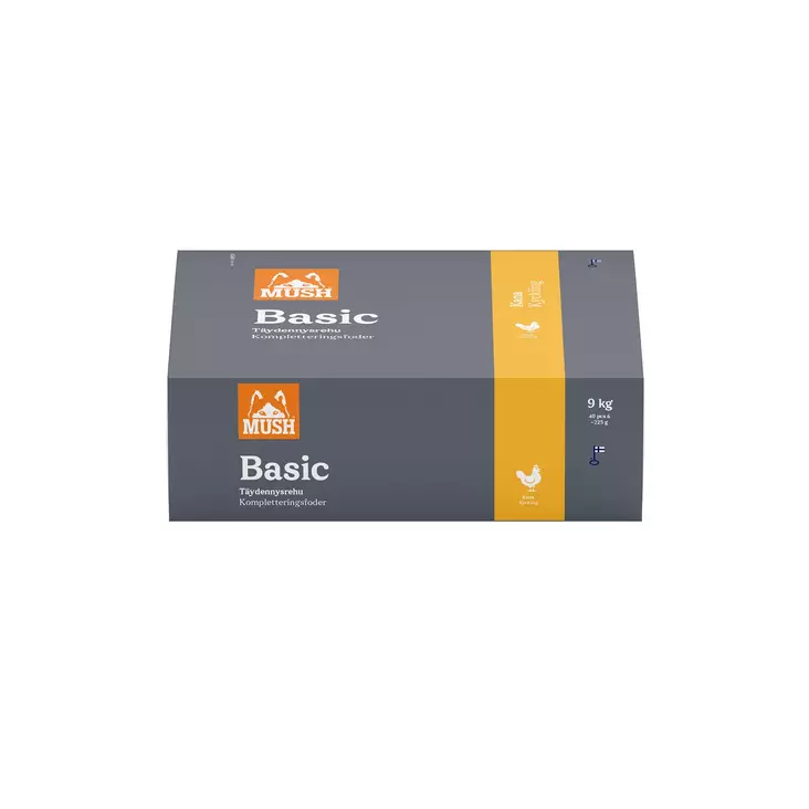 Kana jauhettu 9kg Basic MUSH - Koiralle pakastelihat ja -elimet - 059961 - 1