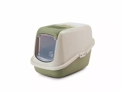 Kattovessa Nestor 56x39x38,5cm vihreä Happy Planet Savic - Kissan katetut vessat - 052681 - 1