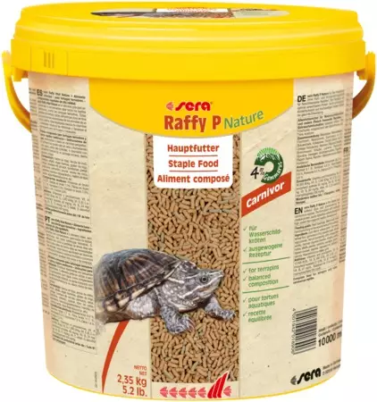 Kilpikonnan täysravinto Raffy P 10L Sera - Kilpikonnien ruokinta ja lisäravinteet - 057871 - 1