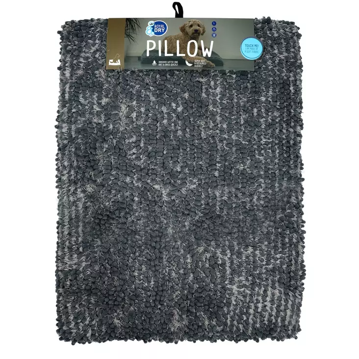 Kuivaava alusta L 58x91cm harmaa Royal Dry - Koiran alustat ja matot - 053061 - 1