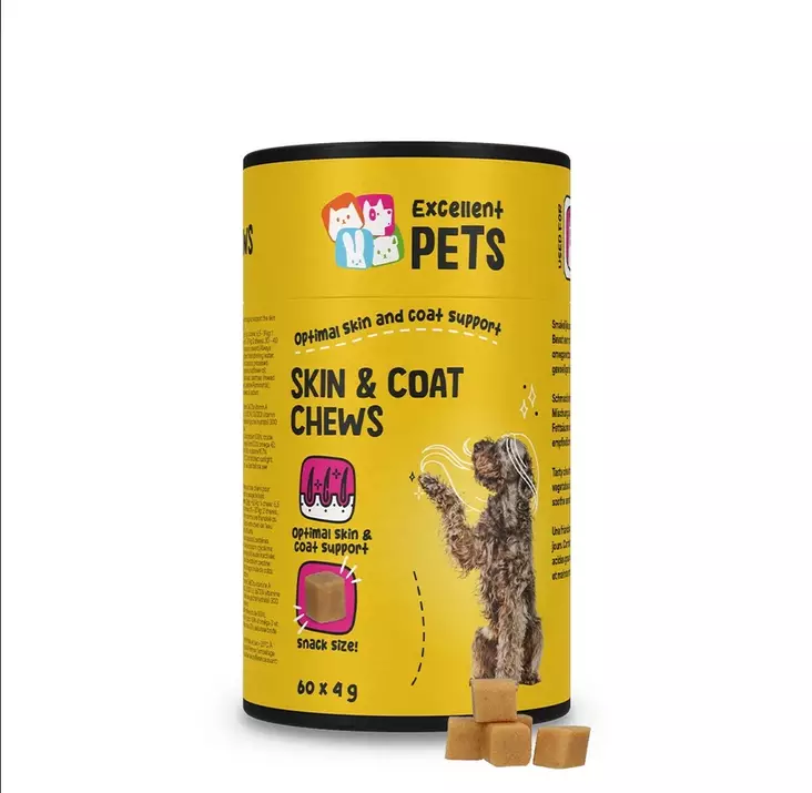 Skin & Coat Soft Chews Excellent Pets - Koiran lisäravinteet - 047651 - 1