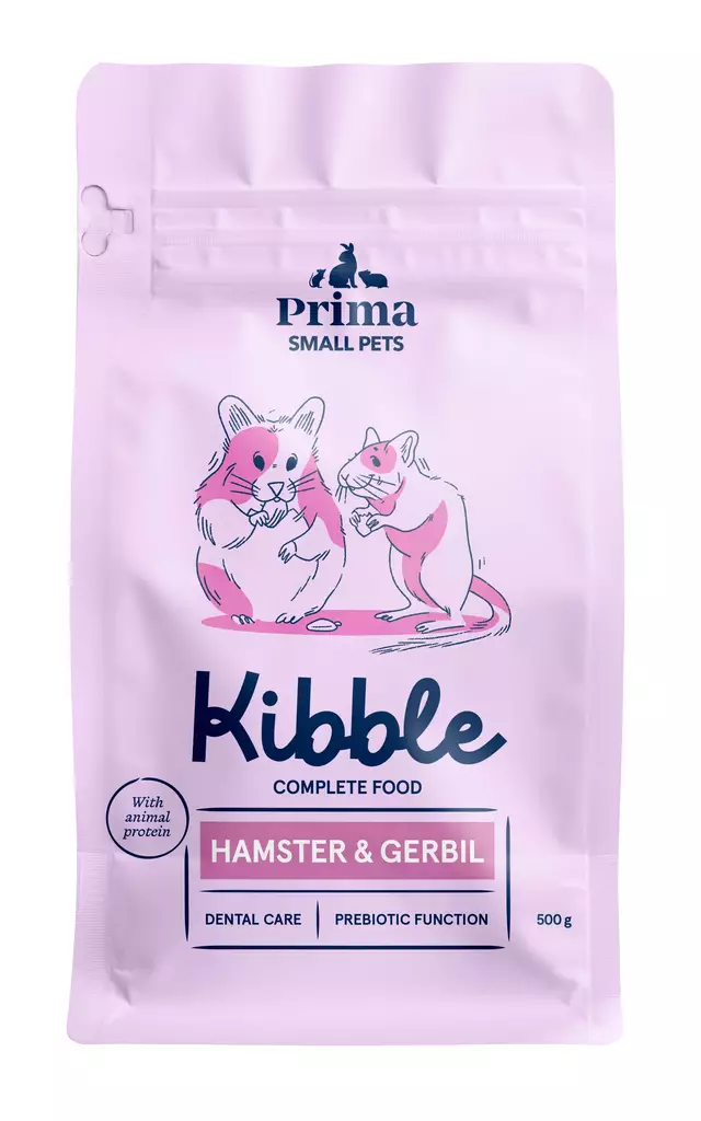 Hamsteri & Gerbiili Kibble 500g Prima Small Pets - Marsun ruoka - 052311 - 1