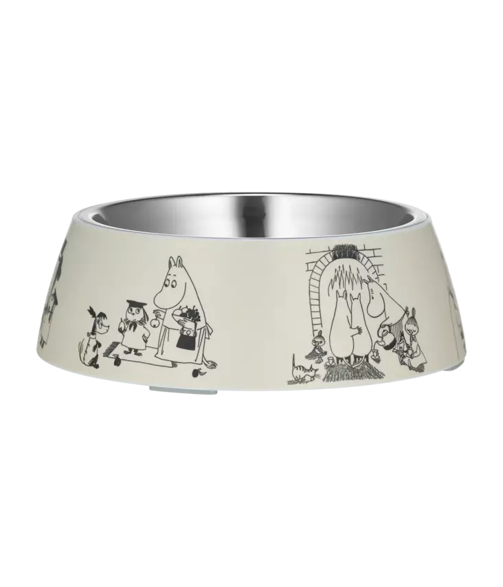 Melamiinikuppi Moomin for Pets 80 L 650ml beige Muurla - Koiran muovi- ja melamiinikupit - 054771 - 1